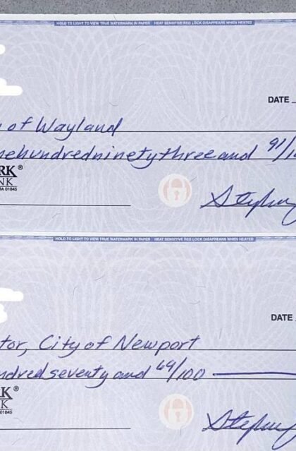 NOTRHMARK BANK DEPOSIT CHECK | $2000 - $5000