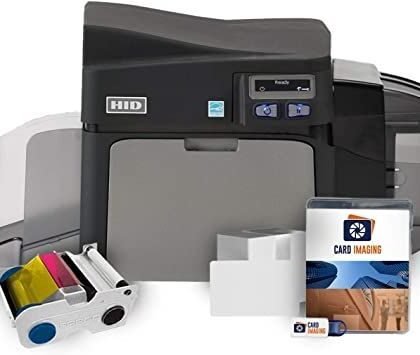 Fargo DTC4500e Dual Sided ID Card Printer & Complete Supplies Package with Bodno ID Software – Bronze Edition